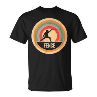 Retro Vintage Fencing For Fencers T-Shirt - Monsterry UK