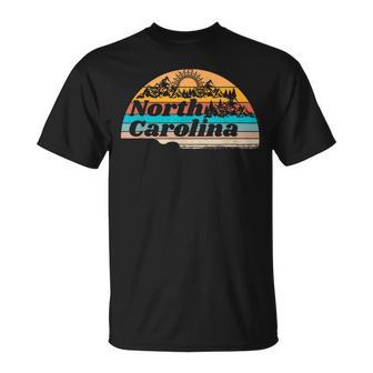 Retro Vintage North Carolina Nc T Mountains T-Shirt - Monsterry AU