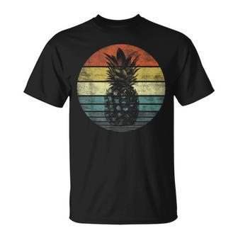 Retro Vintage Pineapple Pineapple Lover Summer T-Shirt - Monsterry