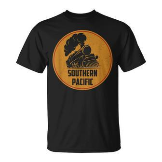Retro Vintage Southern Pacific Railroad T-Shirt - Monsterry DE