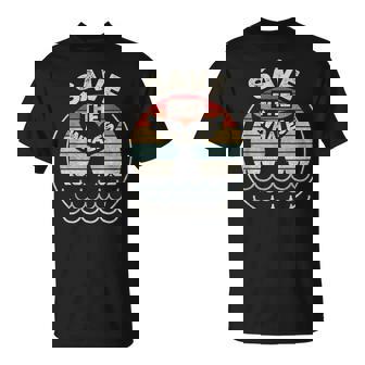 Rétrointage Save The Whales Écologique T-Shirt - Cadeauxyz