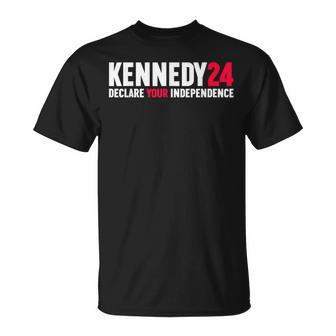 Rfk Jr Declare Your Independence For President 2024 T-Shirt - Monsterry