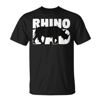 Rhino Dad Rhino Lover For Father Pet Animal T-Shirt - Monsterry DE
