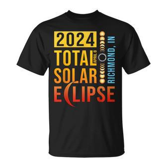 Richmond Indiana Total Solar Eclipse 2024 T-Shirt | Mazezy