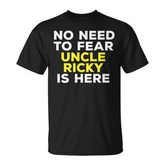 Ricky Uncle Family Graphic Name T-Shirt - Seseable