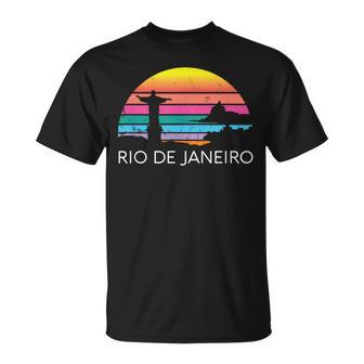 Rio De Janeiro Brazil Beach Surf Ocean Brazilian Island Bay T-Shirt - Monsterry DE