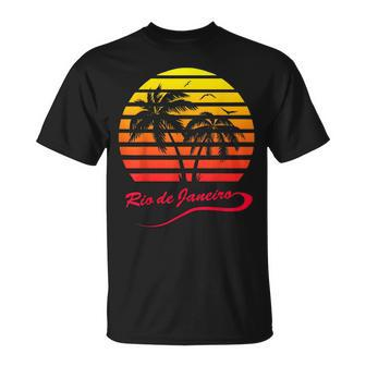 Rio De Janeiro Sunset T-Shirt - Seseable