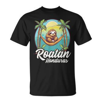 Roatan Sloth Roatan Honduras Sloth Roatan T-Shirt - Monsterry DE