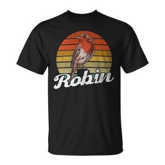 Robin Bird Bird Lover T-Shirt - Monsterry