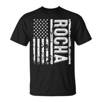 Rocha Last Name Surname Team Rocha Family Reunion T-Shirt - Seseable