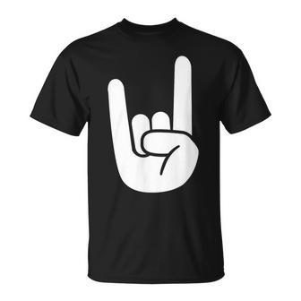 Rock Hand T-Shirt - Seseable