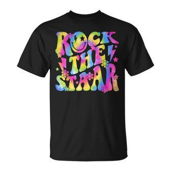 Rock The Staar Rock The Test Test Day Teachers Motivational T-Shirt - Seseable
