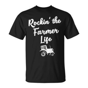 Rockin' The Farmer Life T-Shirt | Mazezy
