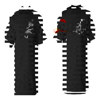 Rock`N Roll Skeleton With Guitar For Rock & Roll Lovers T-Shirt - Thegiftio UK