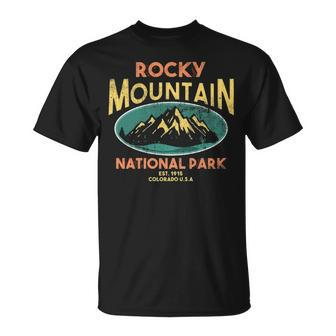 Rocky Mountain National Park Bear Hiking T-Shirt | Mazezy