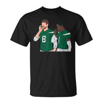Rodgers And Gardner Handshake Meme Football T-Shirt - Thegiftio