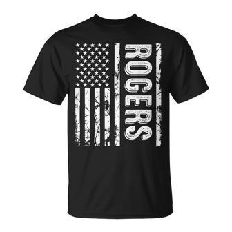 Rogers Last Name Surname Team Rogers Family Reunion T-Shirt - Seseable