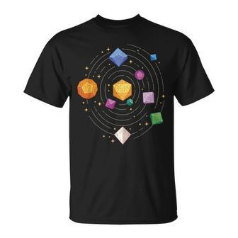 Role Playing Space Dice T-Shirt - Thegiftio UK