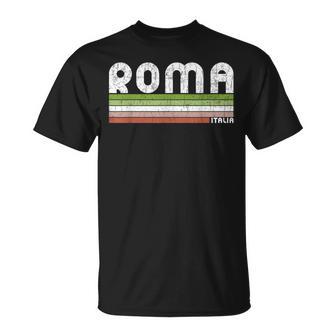 Roma Italia Retro Rome Italy T-Shirt - Monsterry CA