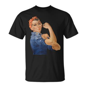 Rosie The Riveter We Can Do It Feminist Retro T T-Shirt - Monsterry CA