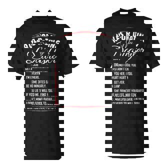 Rules Of Dating My Daughter Dating T-Shirt - Thegiftio UK