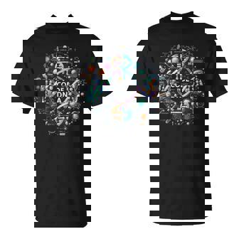 S Gráficas Divertidas Con Texto En Inglés Code In Dna Science Camiseta unisex - Regaloses