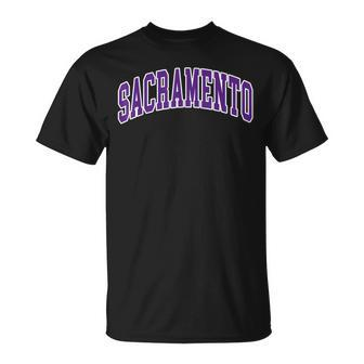 Sacramento Text T-Shirt | Mazezy