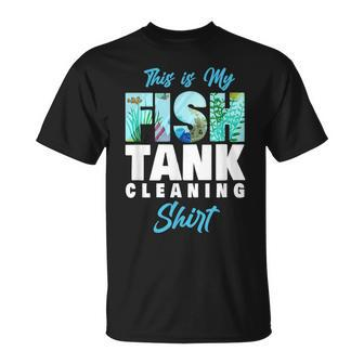Saltwater Aquarium This Is My Fish Tank Cleaning T-Shirt - Thegiftio UK