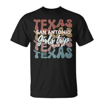 San Antonio Texas Girls Trip 2024 Matching Group T-Shirt - Seseable