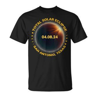 San Antonio Texas Solar Eclipse 2024 Totality Eclipse 2024 T-Shirt - Monsterry AU