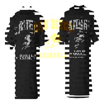 San Diego Baseball Vintage Gameday Retro Baseball Lover T-Shirt - Seseable