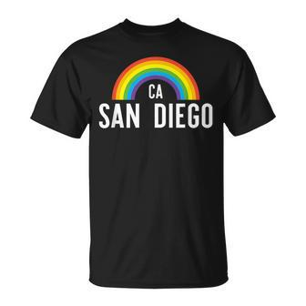 San Diego California Lgbt Gay Pride Rainbow T-Shirt - Monsterry CA