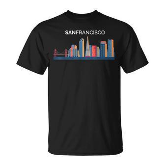 San Francisco Skyline Beautiful San Francisco T-Shirt - Monsterry CA