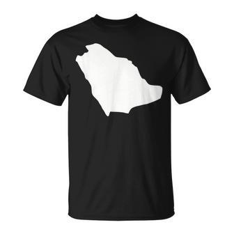 Saudi Arabia Map T-Shirt - Monsterry CA