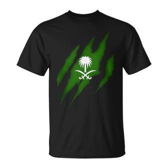 Saudi ArabiaSaudi Arabia FlagFlag Of Saudi Arabia T-Shirt - Monsterry AU