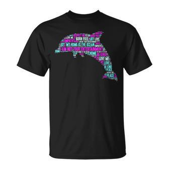 Save The Dolphins Animal Justice Equality T-Shirt - Monsterry UK