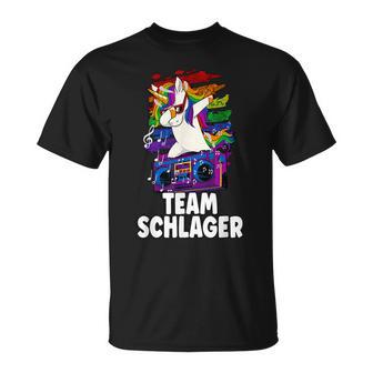 Schlagerparty Team Schlager S T-Shirt - Geschenkecke