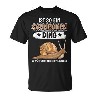 Schnecken Ding Slogan T-Shirt, Lustige Schnecken Motiv Tee - Seseable