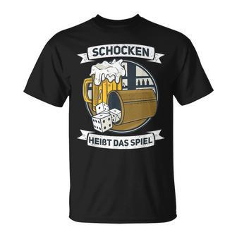 Schocken Heißt Das Spiel Dice Game Puzzle T-Shirt - Geschenkecke