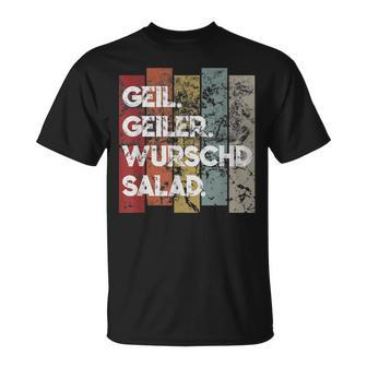 Schwaben Sausage Salad Schwäbisch Quote Idea T-Shirt - Seseable