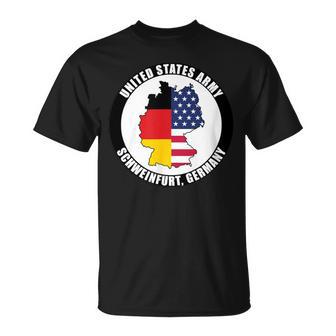 Schweinfurt Germany United States Army Military Veteran T-Shirt - Monsterry AU