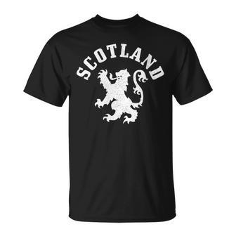 Scotland Vintage Lion Scottish Pride Uk T-Shirt - Monsterry