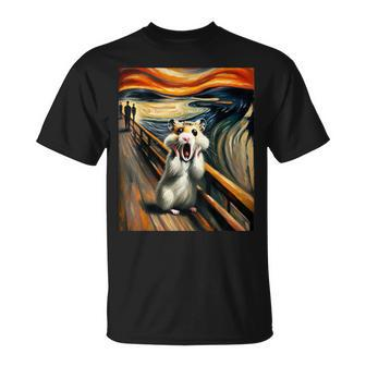 Scream For Hamster Lovers Artistic Hamster T-Shirt - Monsterry DE