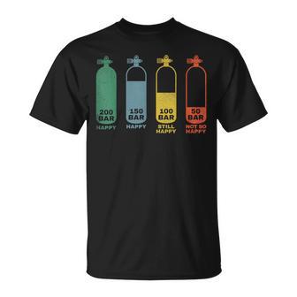Scuba Diving Botella De Buceo Buceo Diseño Retro Camiseta unisex - Regaloses