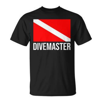 Scuba Flag Diver Down Flag Divemaster T-Shirt - Geschenkecke