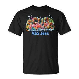 Scuba Vbs 2024 Vacation Bible School Diving Into Friendship T-Shirt - Seseable