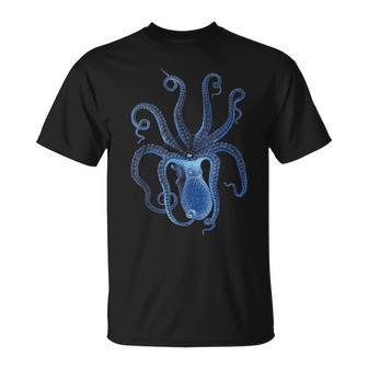 Sea Monster Octopus Tentacles Kraken Retro Vintage T-Shirt - Monsterry