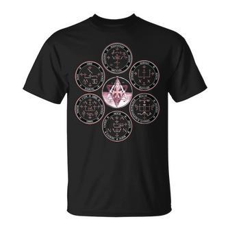 The Seals Of The Seven Archangels T-Shirt - Monsterry UK