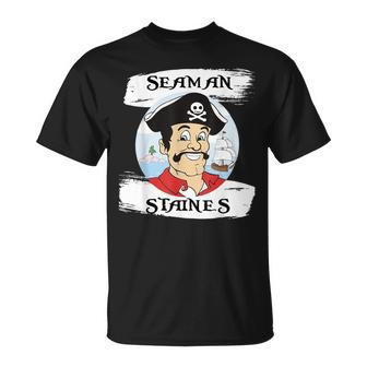 Seaman Staines Not Captain Pugwash Retro Vintage T-Shirt - Monsterry