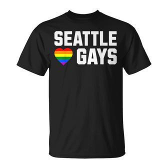 Seattle Pride Parade Lgbtq Gay Support T-Shirt - Monsterry